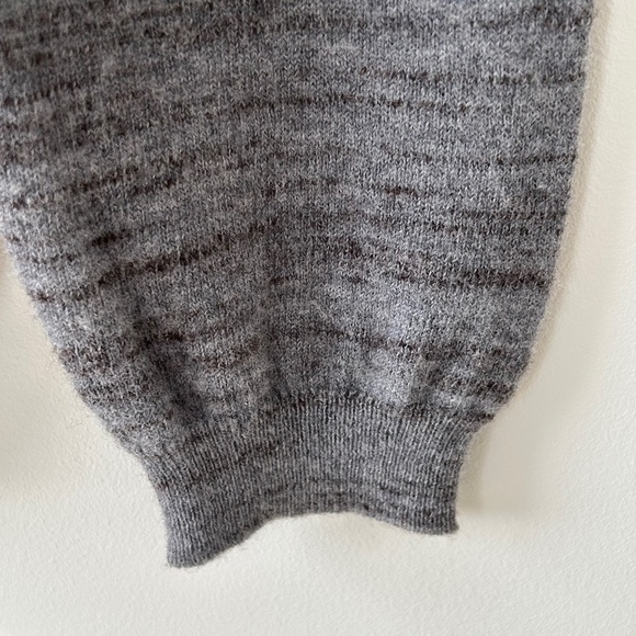 Billy Reid 100% Wool Gray V-Neck Sweater - Picture 7 of 16